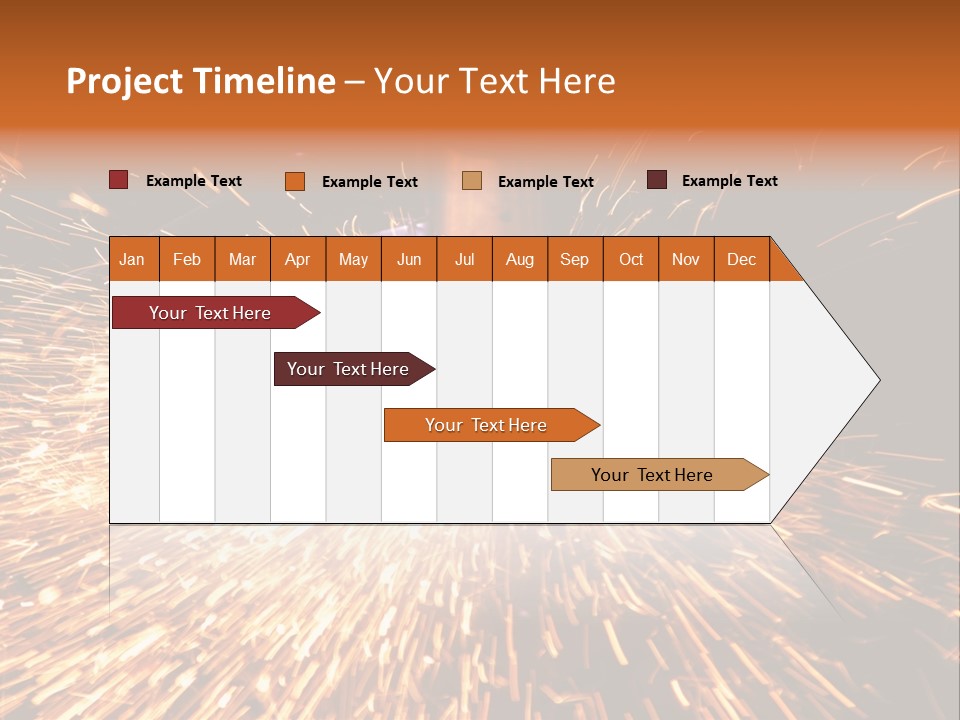 Brightly Lit Metal Bright PowerPoint Template
