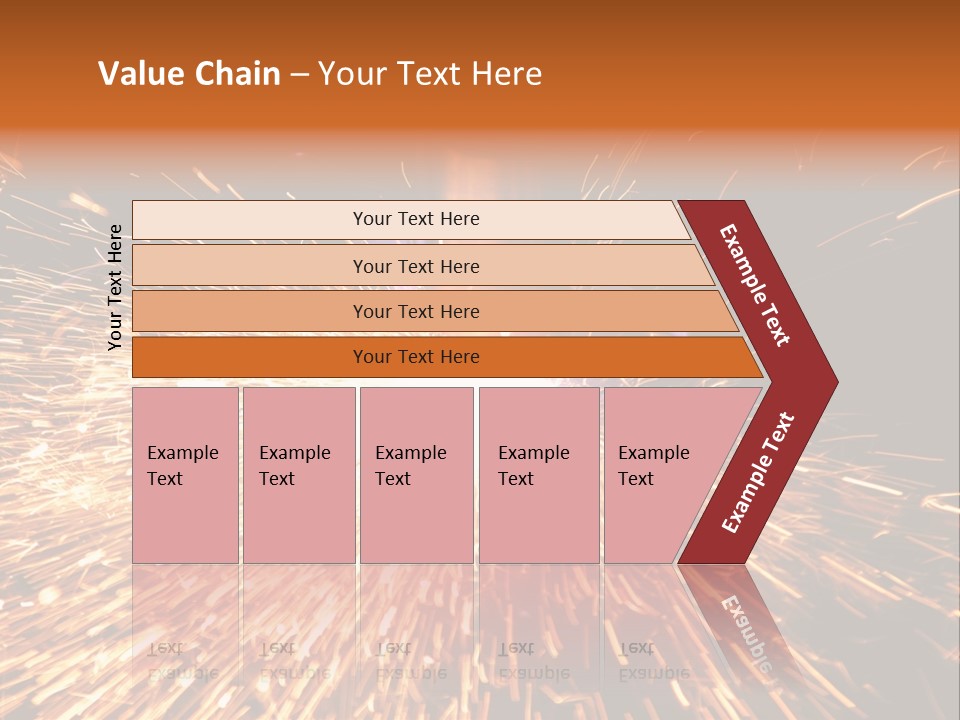 Brightly Lit Metal Bright PowerPoint Template