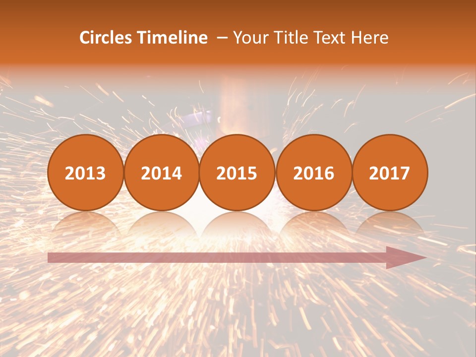 Brightly Lit Metal Bright PowerPoint Template