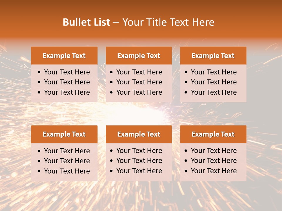 Brightly Lit Metal Bright PowerPoint Template