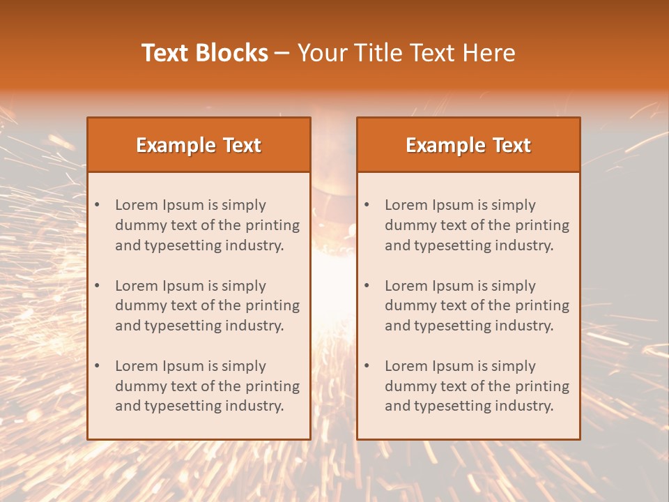 Brightly Lit Metal Bright PowerPoint Template