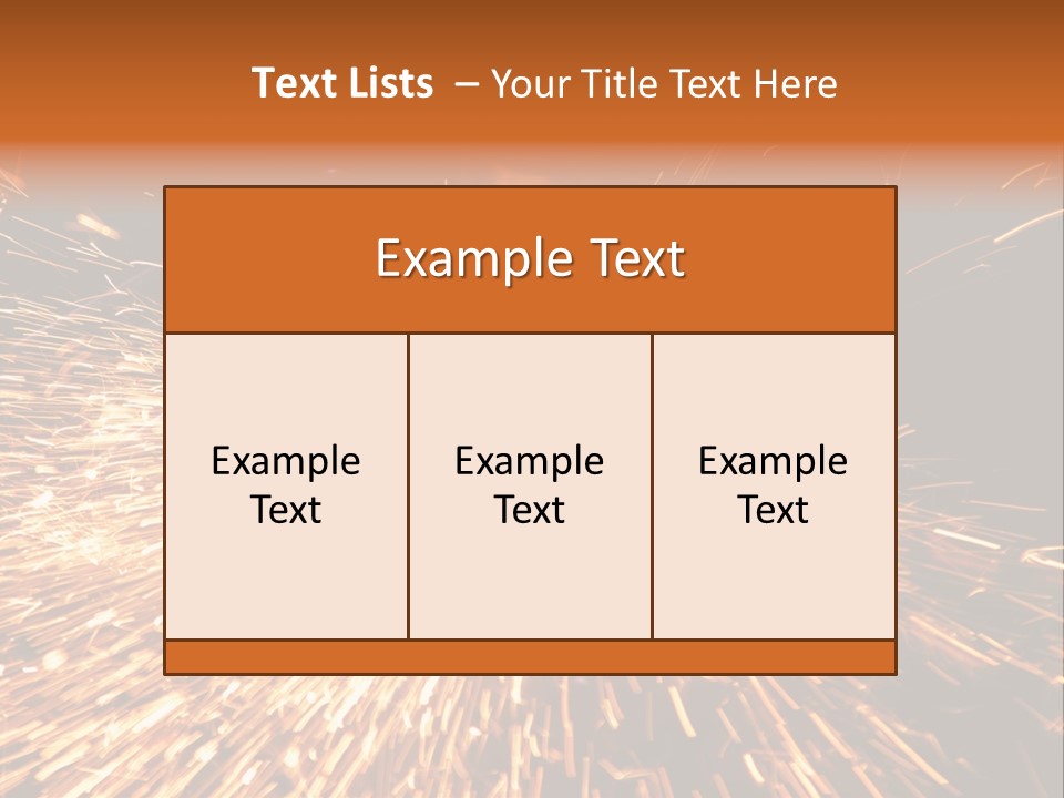 Brightly Lit Metal Bright PowerPoint Template