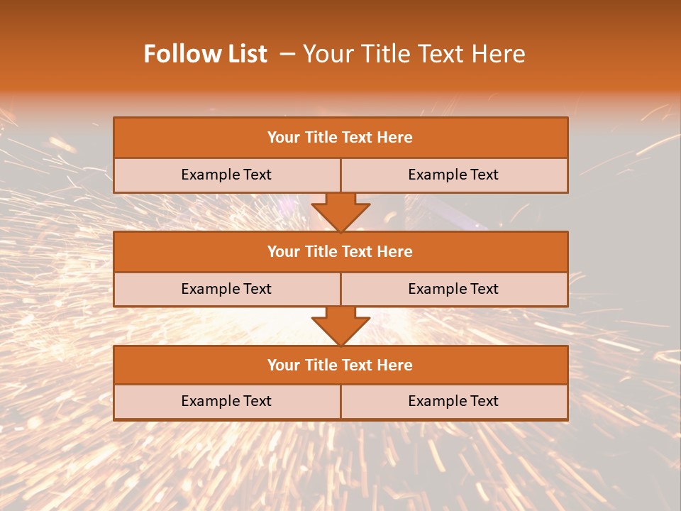 Brightly Lit Metal Bright PowerPoint Template