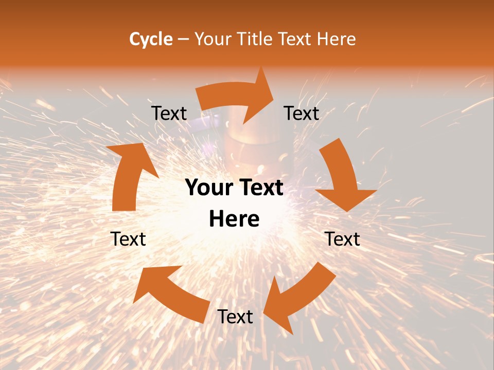 Brightly Lit Metal Bright PowerPoint Template