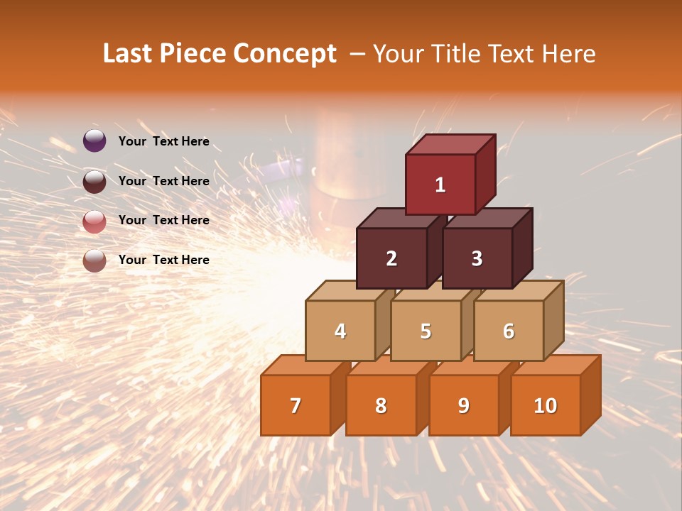 Brightly Lit Metal Bright PowerPoint Template