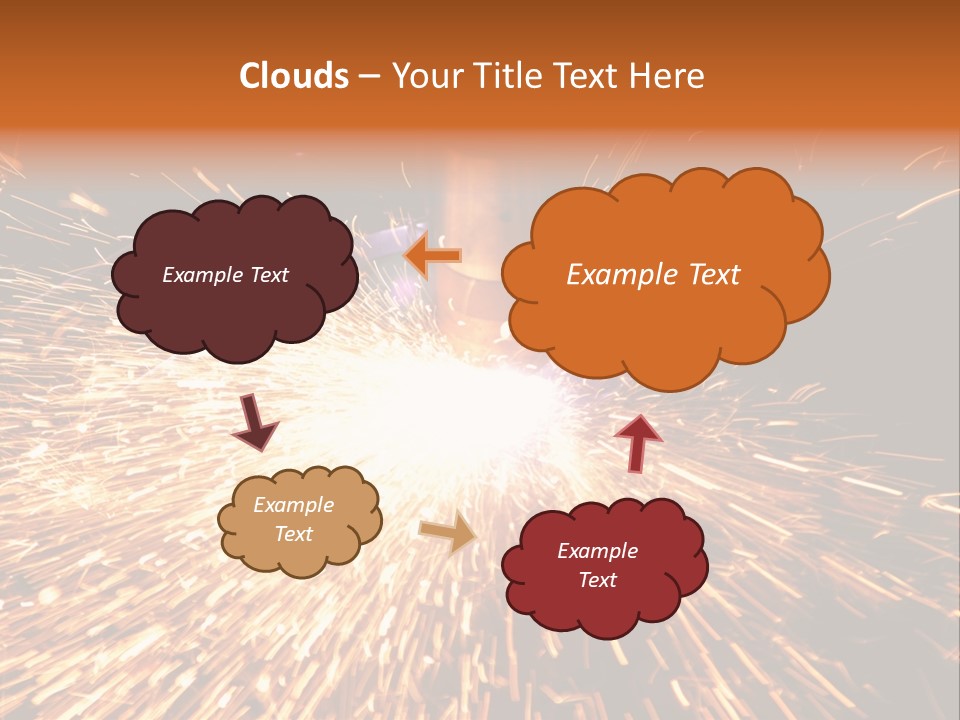 Brightly Lit Metal Bright PowerPoint Template