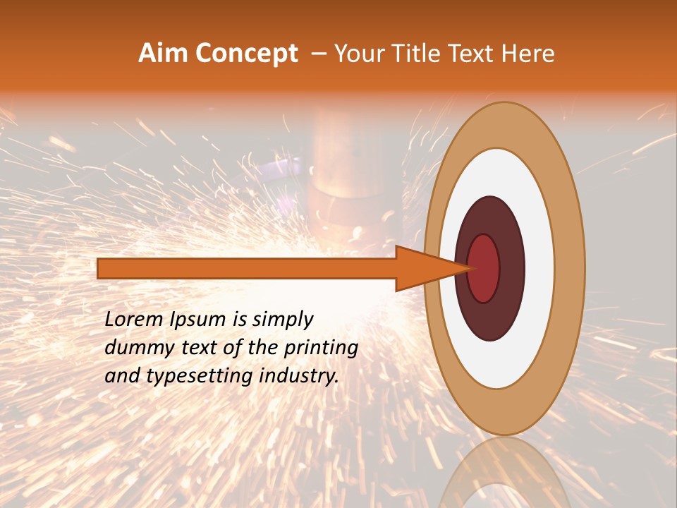 Brightly Lit Metal Bright PowerPoint Template