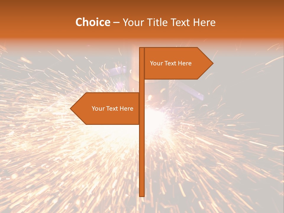 Brightly Lit Metal Bright PowerPoint Template