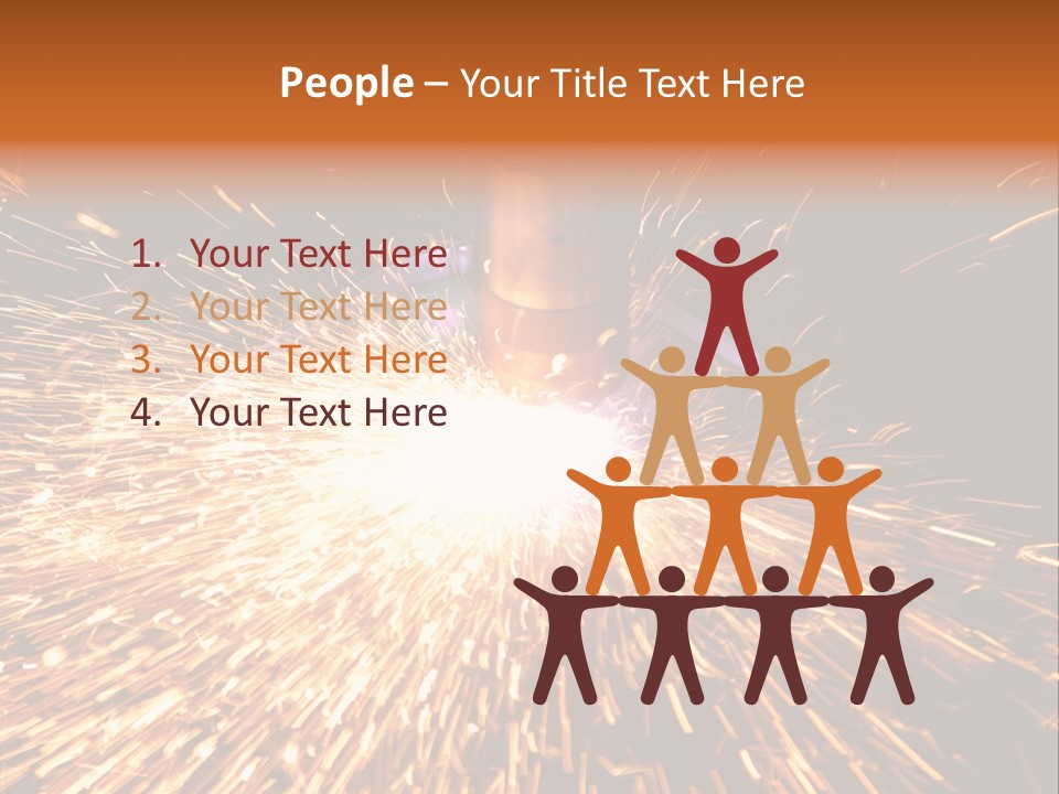 Brightly Lit Metal Bright PowerPoint Template