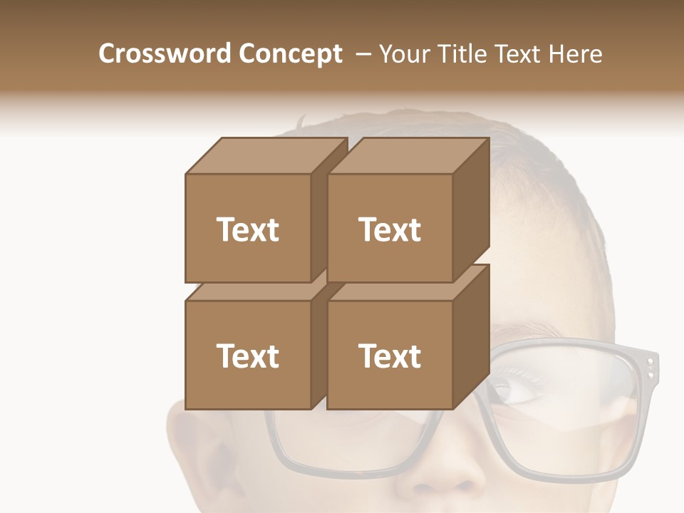 Human Surprised Nerd PowerPoint Template