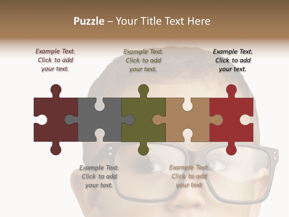 Human Surprised Nerd PowerPoint Template