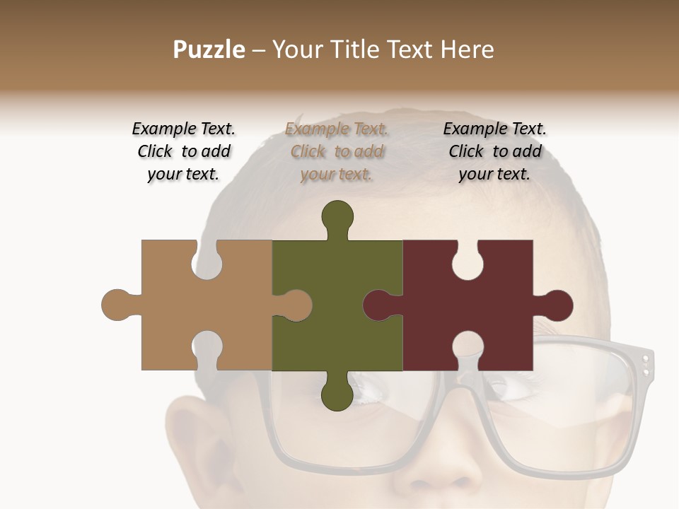 Human Surprised Nerd PowerPoint Template