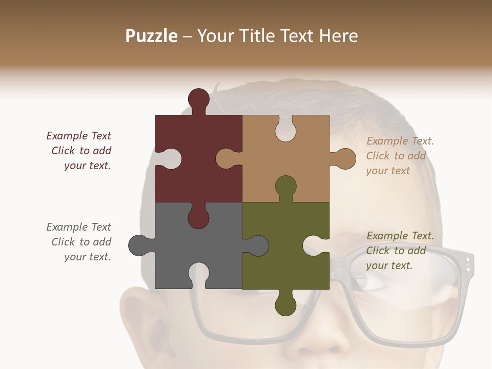 Human Surprised Nerd PowerPoint Template