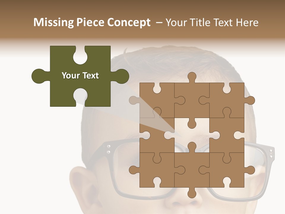 Human Surprised Nerd PowerPoint Template