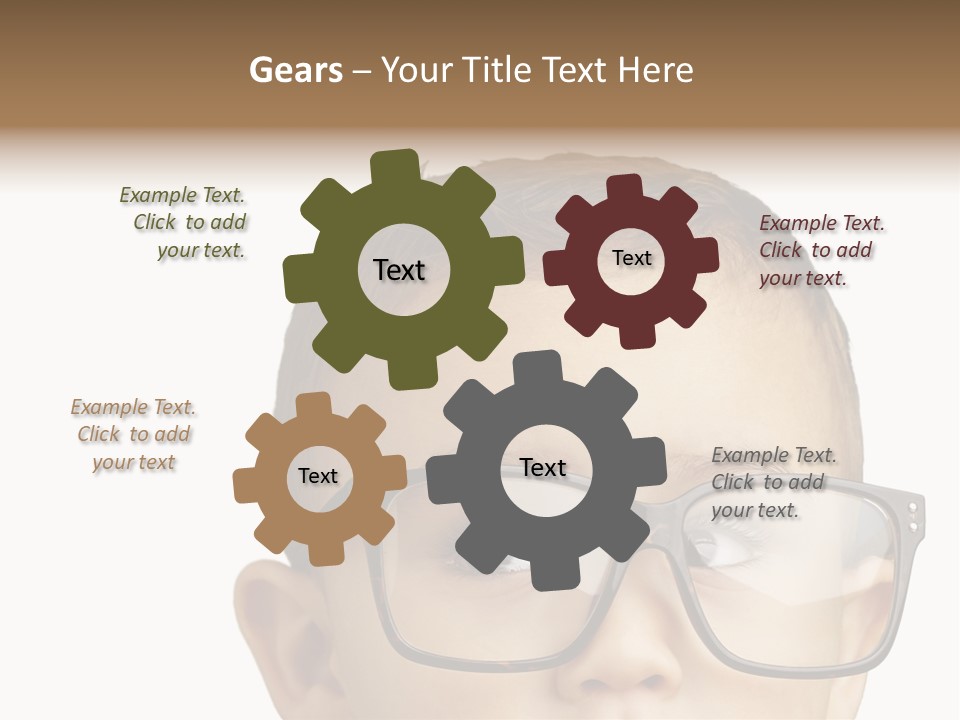 Human Surprised Nerd PowerPoint Template