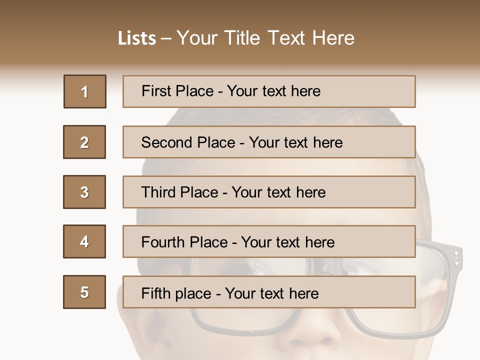 Human Surprised Nerd PowerPoint Template