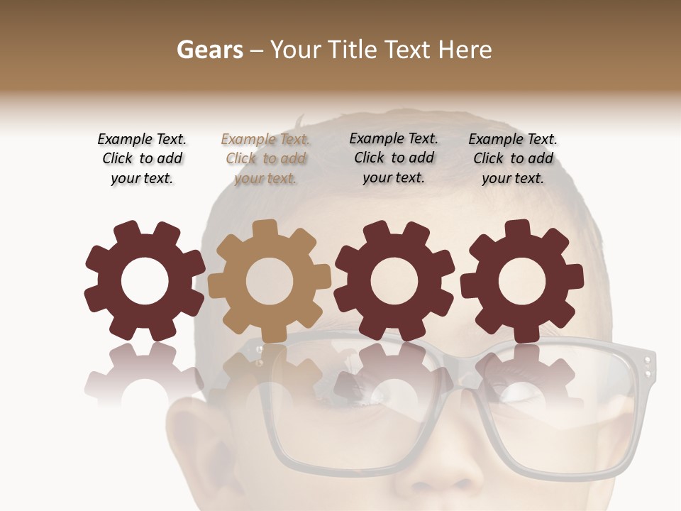 Human Surprised Nerd PowerPoint Template