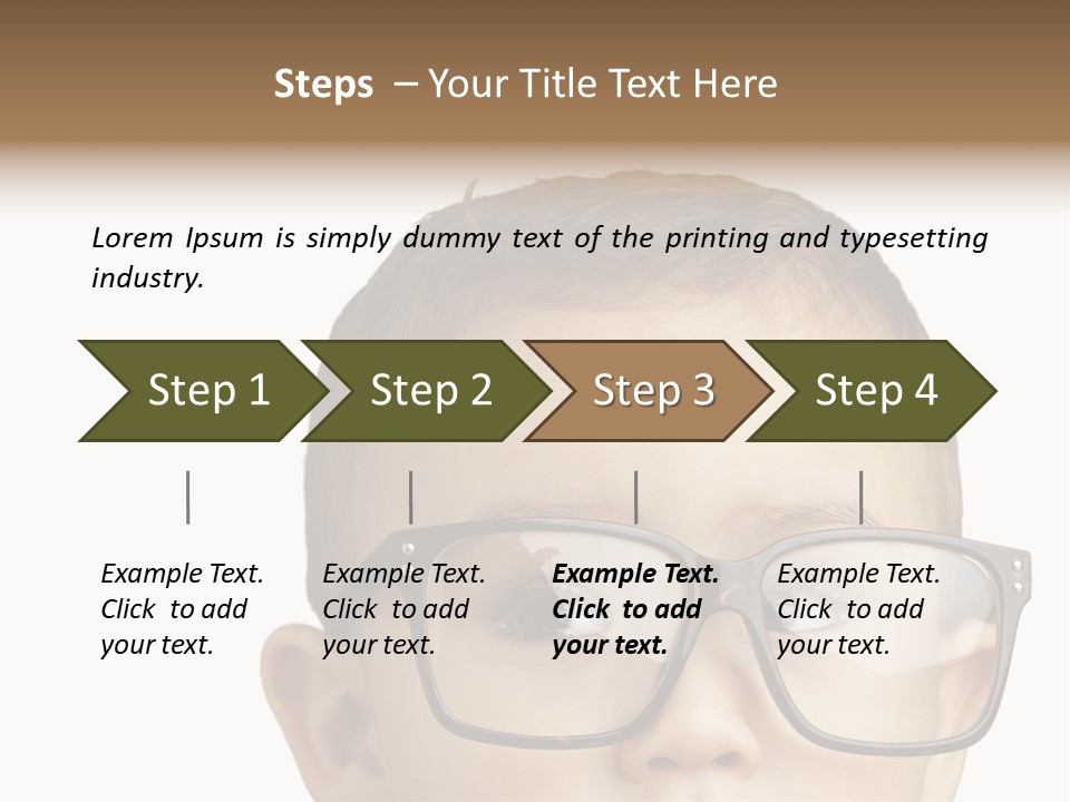 Human Surprised Nerd PowerPoint Template