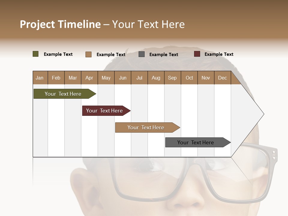 Human Surprised Nerd PowerPoint Template