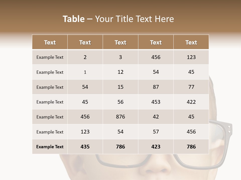 Human Surprised Nerd PowerPoint Template
