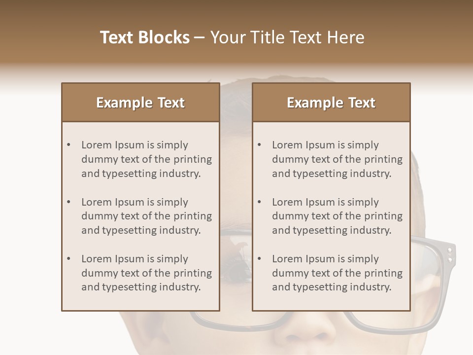 Human Surprised Nerd PowerPoint Template