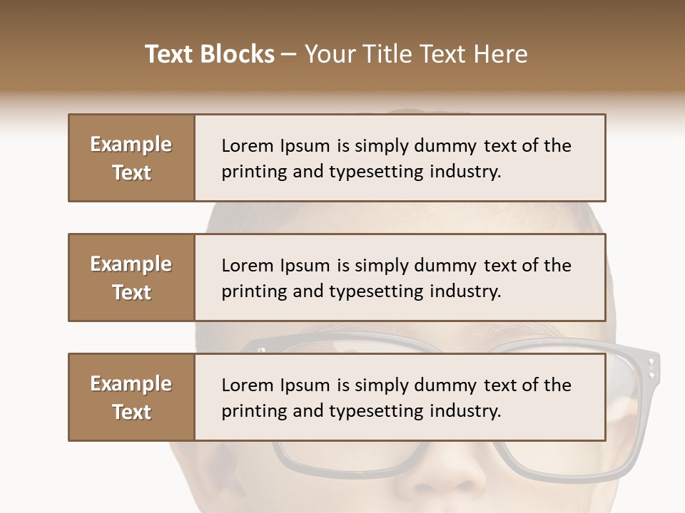 Human Surprised Nerd PowerPoint Template
