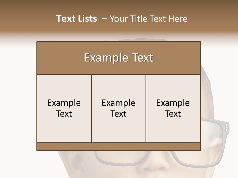 Human Surprised Nerd PowerPoint Template