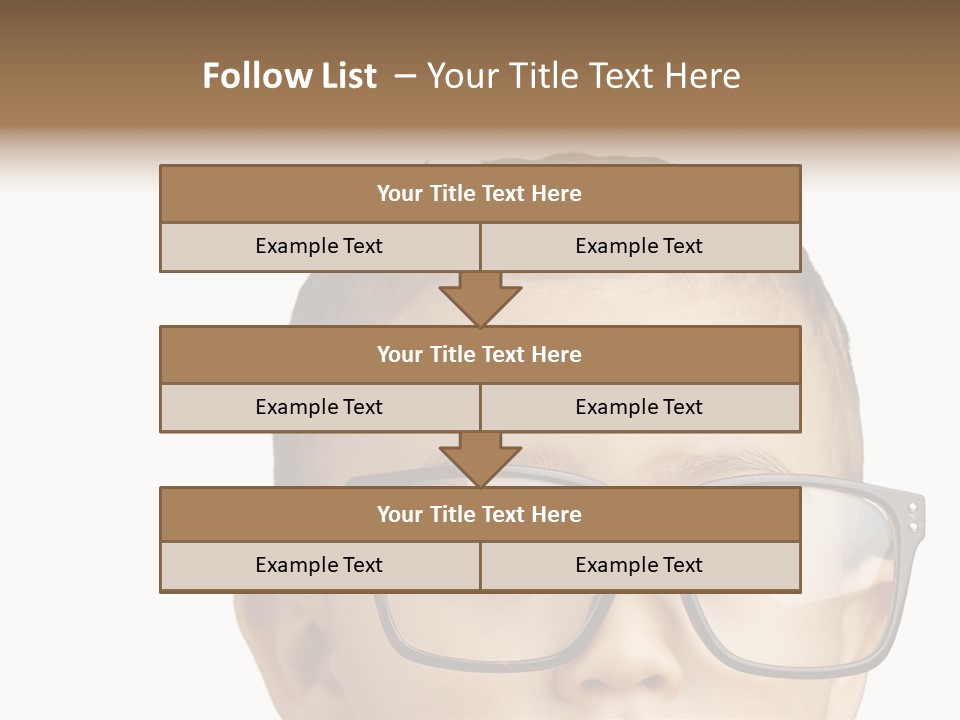 Human Surprised Nerd PowerPoint Template