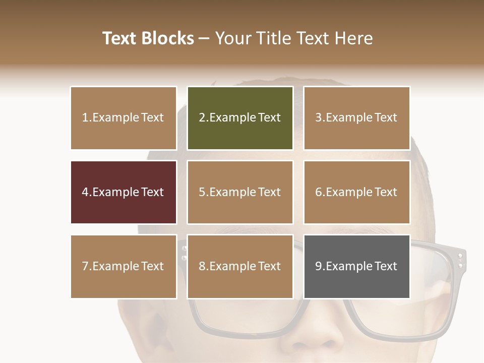 Human Surprised Nerd PowerPoint Template