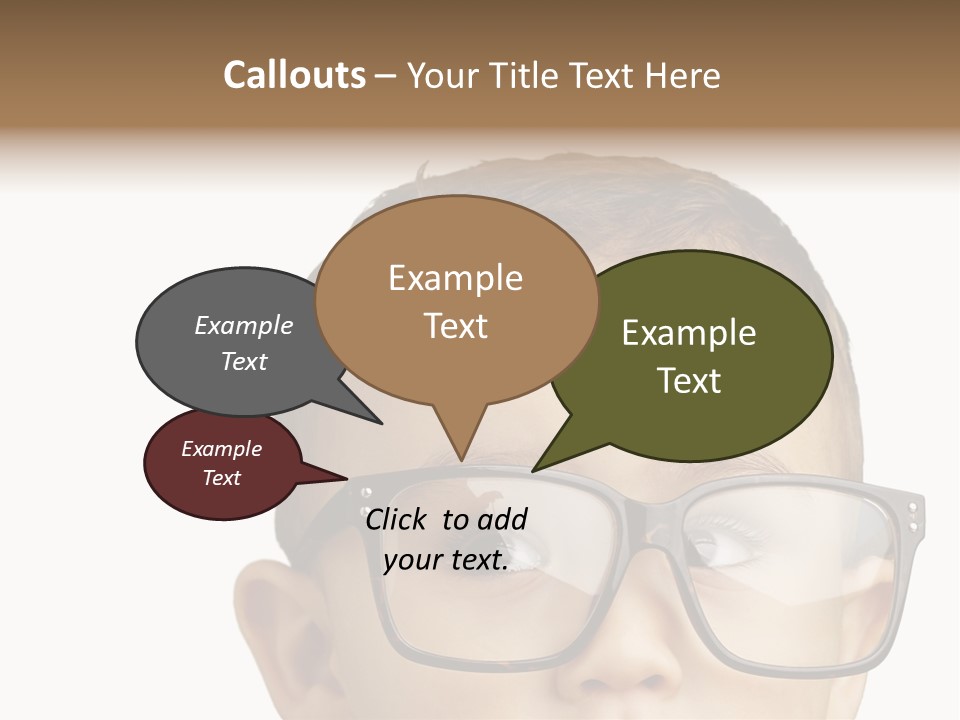 Human Surprised Nerd PowerPoint Template