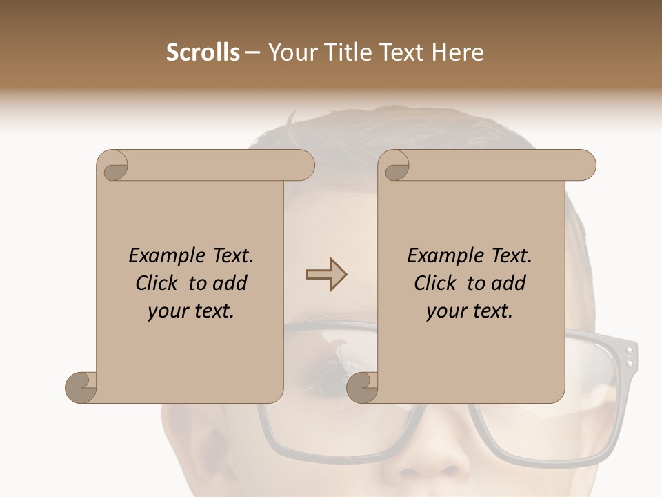 Human Surprised Nerd PowerPoint Template