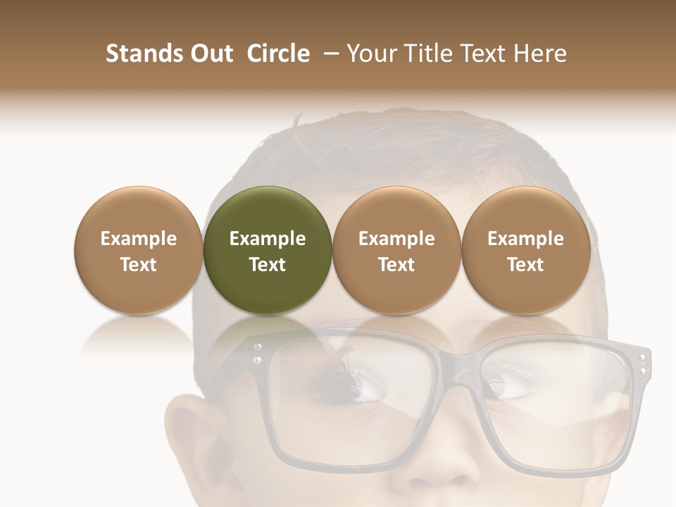 Human Surprised Nerd PowerPoint Template