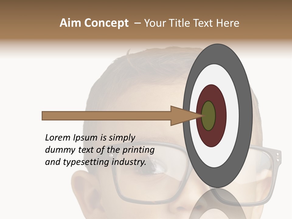 Human Surprised Nerd PowerPoint Template