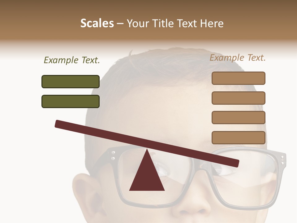 Human Surprised Nerd PowerPoint Template