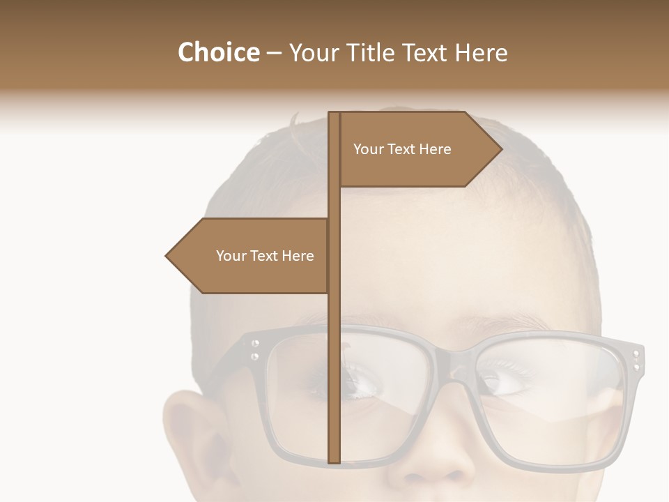 Human Surprised Nerd PowerPoint Template