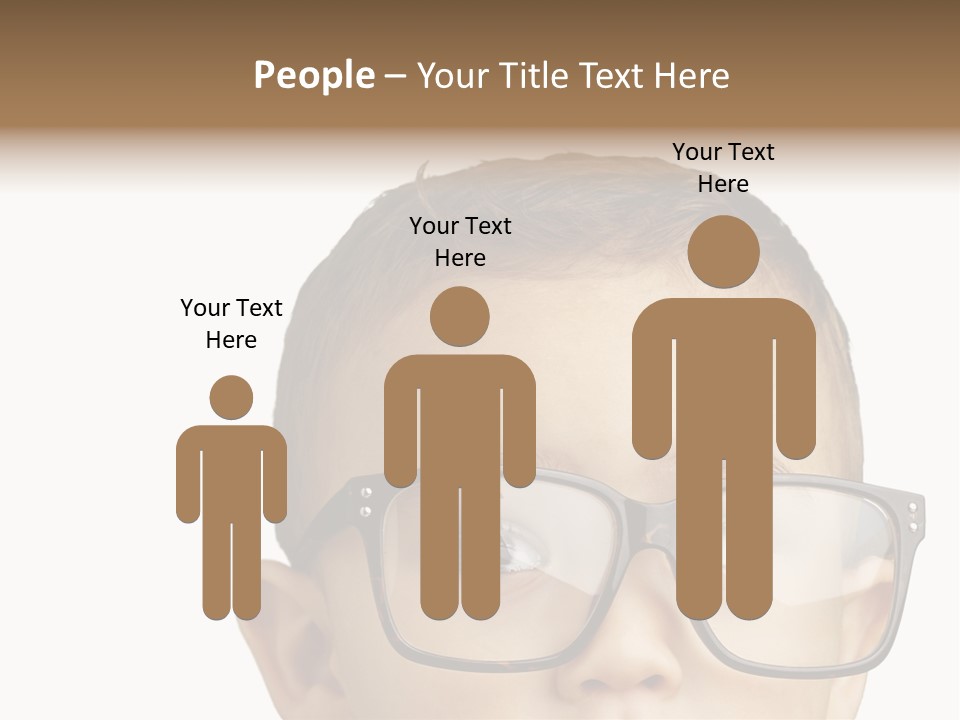 Human Surprised Nerd PowerPoint Template