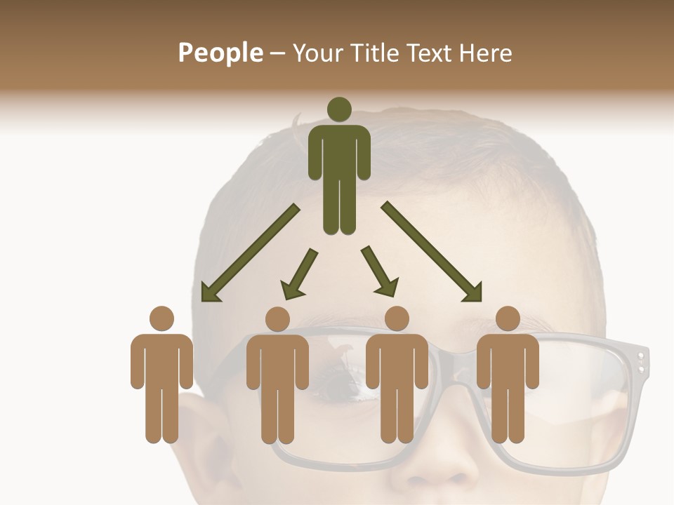 Human Surprised Nerd PowerPoint Template