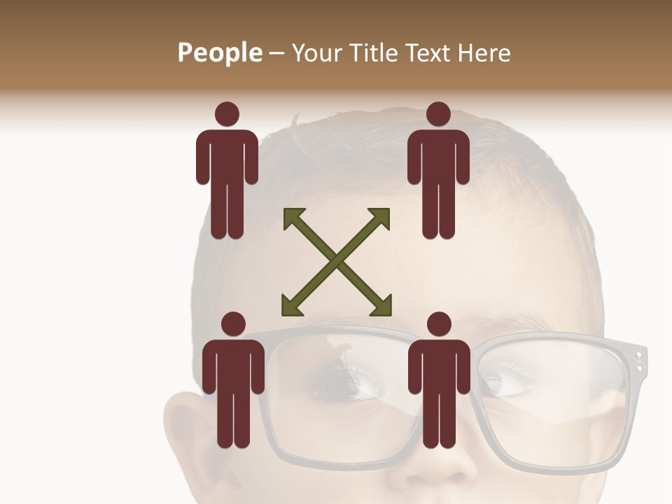 Human Surprised Nerd PowerPoint Template