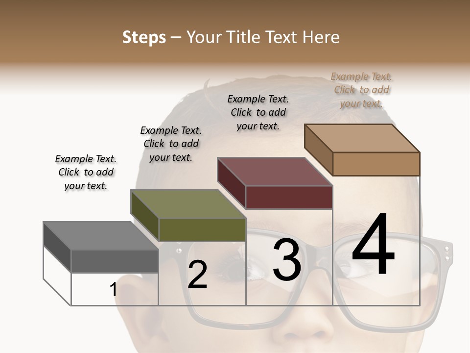 Human Surprised Nerd PowerPoint Template