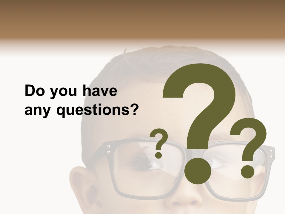 Human Surprised Nerd PowerPoint Template