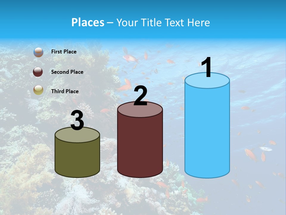 Scuba Diving Sinai Ocean PowerPoint Template