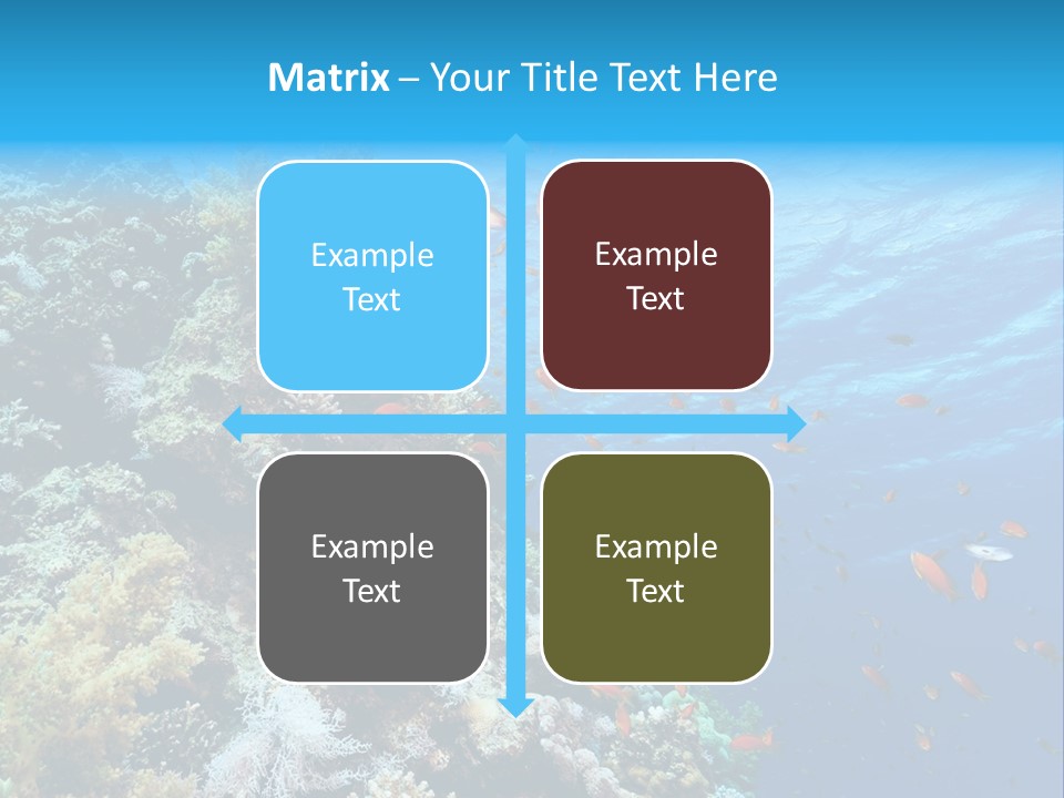 Scuba Diving Sinai Ocean PowerPoint Template