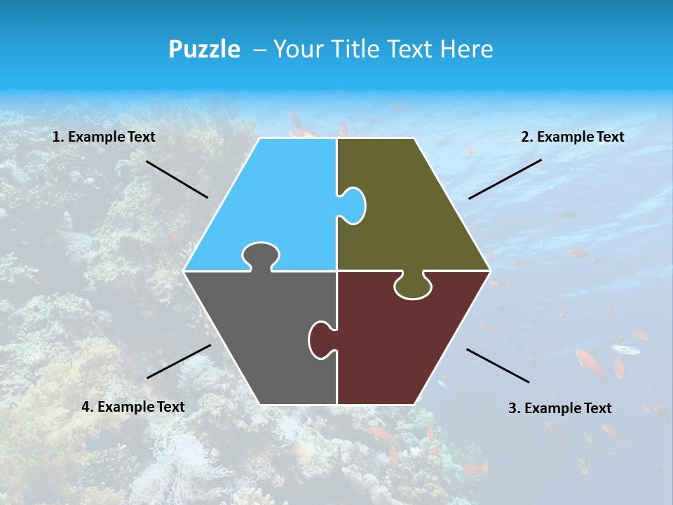 Scuba Diving Sinai Ocean PowerPoint Template