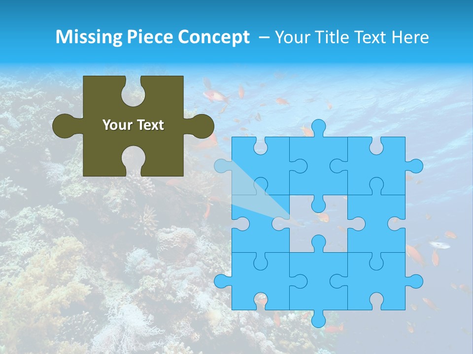 Scuba Diving Sinai Ocean PowerPoint Template