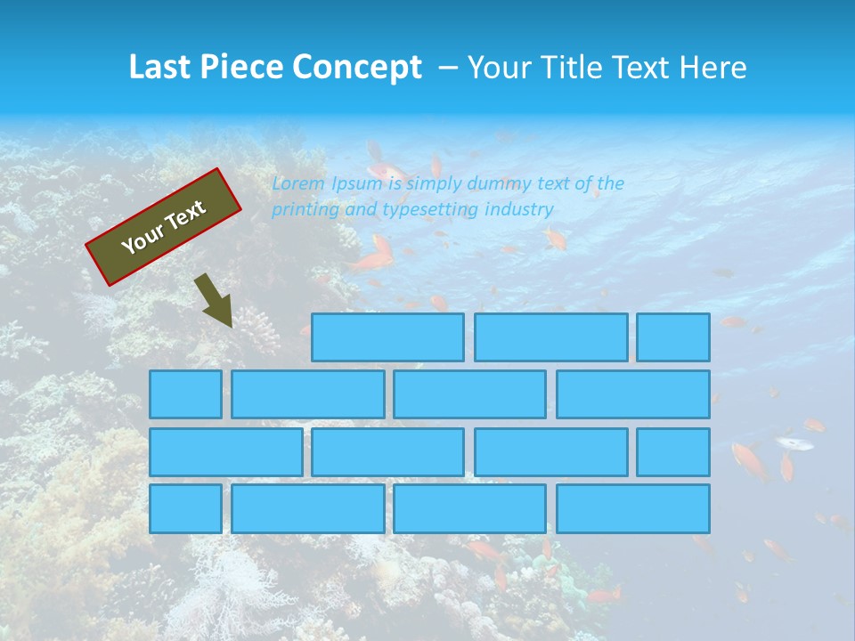 Scuba Diving Sinai Ocean PowerPoint Template
