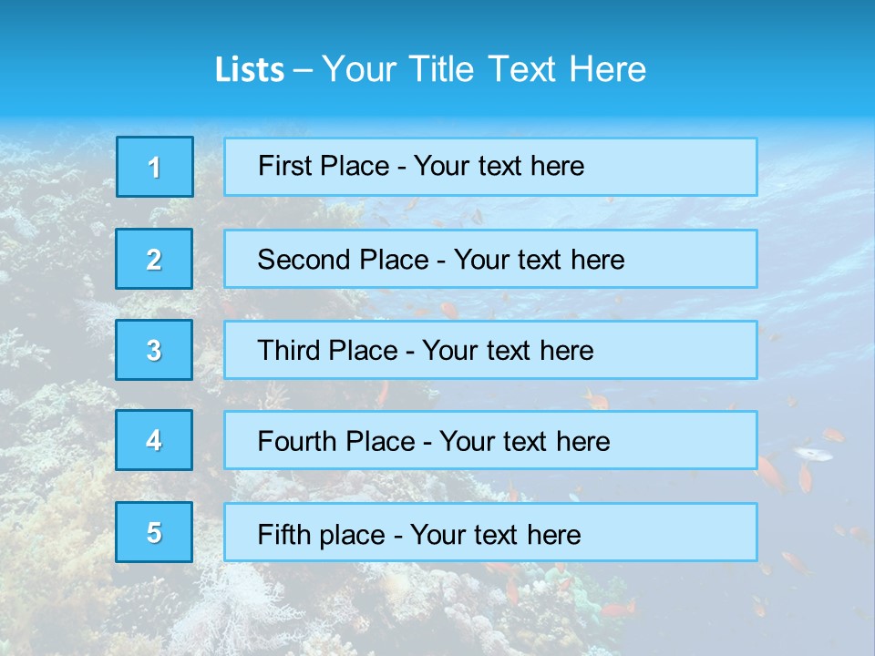 Scuba Diving Sinai Ocean PowerPoint Template