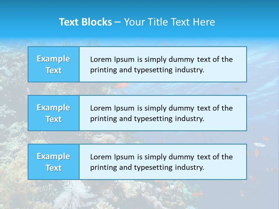 Scuba Diving Sinai Ocean PowerPoint Template