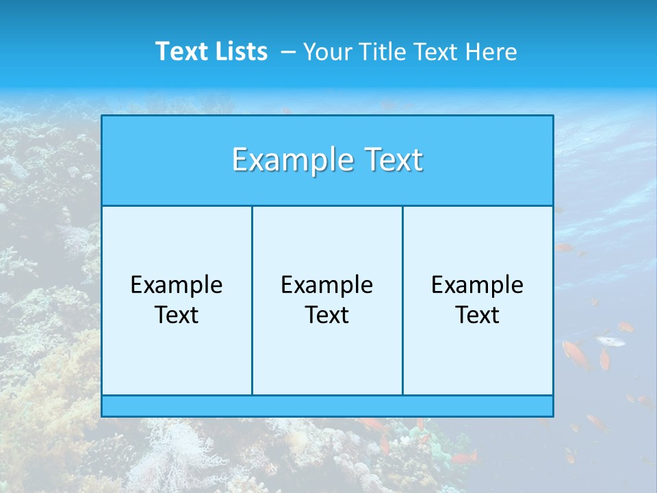 Scuba Diving Sinai Ocean PowerPoint Template