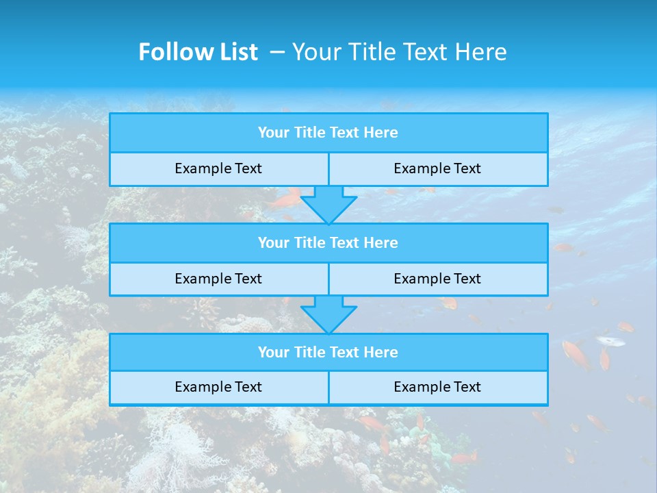 Scuba Diving Sinai Ocean PowerPoint Template