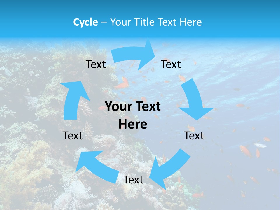 Scuba Diving Sinai Ocean PowerPoint Template